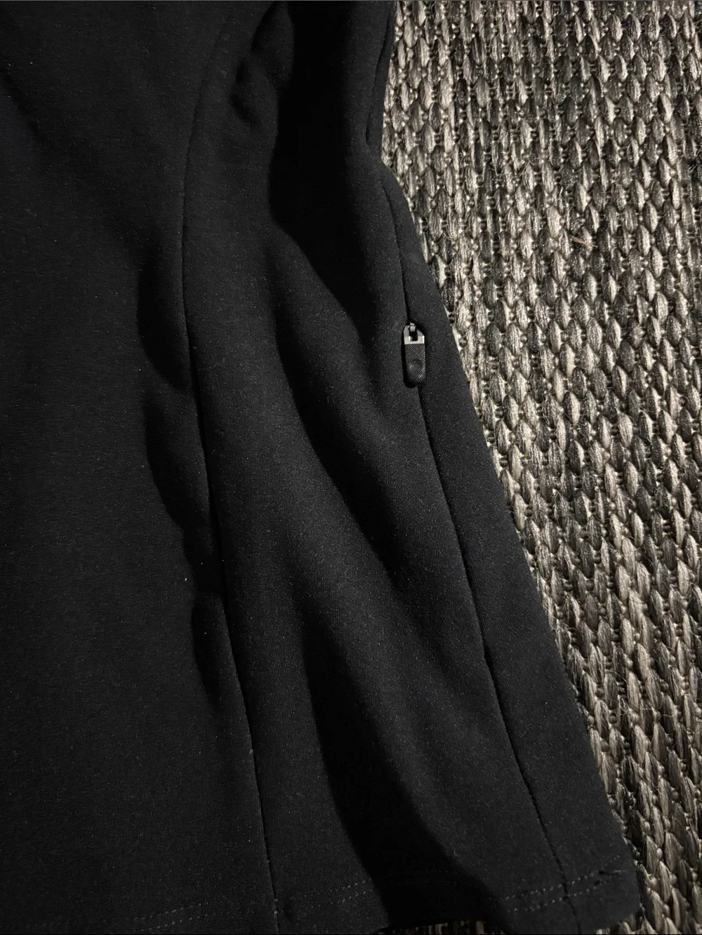 Alo Yoga Rapid Pullover Half Zip Compression Long Sleeve Black